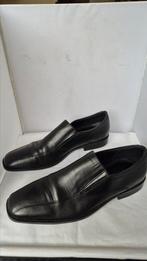Ecco zwart leren mocassins mt 47 zgan, Ecco, Zwart, Ophalen of Verzenden, Zo goed als nieuw
