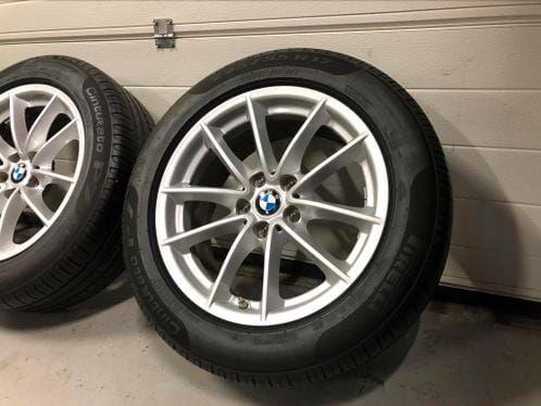 17inch Originele BMW Velgen Style 618! A-Merk Banden! 5x112, Auto-onderdelen, Banden en Velgen, Banden en Velgen, All Season, 17 inch
