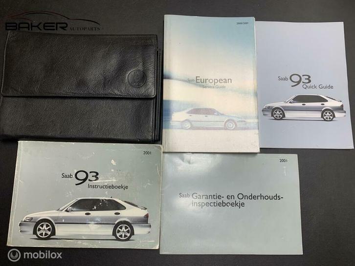 Instructieboekje Saab 9-3 ('98-'02), Auto-onderdelen, Overige Auto-onderdelen, Saab, Gebruikt, Ophalen of Verzenden