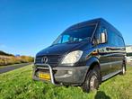 MB Sprinter 519 CDI 3.0 V6 4x4 ZG3 L2/H2 DC 2013, Auto's, Euro 5, Metallic lak, Zwart, Mercedes-Benz