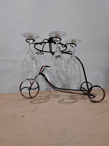 Fiets Glazenhouder - Decoratief en Uniek! beschikbaar voor biedingen