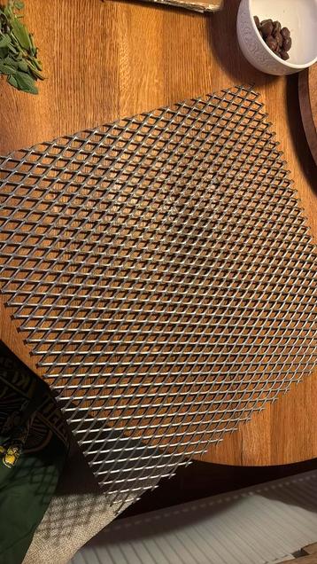 vidaXL Draadhek 50x50 cm 30x17x2,5 mm roestvrij staal beschikbaar voor biedingen