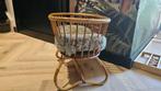 Rotan poppen wiegje vintage hip, Kinderen en Baby's, Ophalen of Verzenden, Zo goed als nieuw