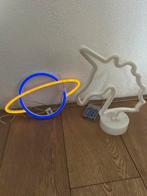2 lampjes planeet en eenhoorn, Kinderen en Baby's, Kinderkamer | Inrichting en Decoratie, Ophalen, Gebruikt, Lamp