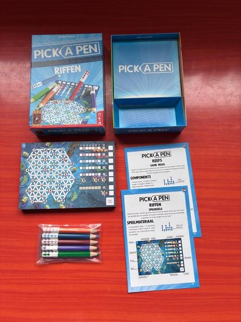 Pick a Pen Riffen, Hobby en Vrije tijd, Gezelschapsspellen | Kaartspellen, Zo goed als nieuw, Ophalen of Verzenden