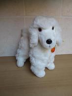 mooie steiff hond Mopsy met kaartje en label 28cm hoog, Ophalen of Verzenden, Zo goed als nieuw, Stoffen beer, Steiff