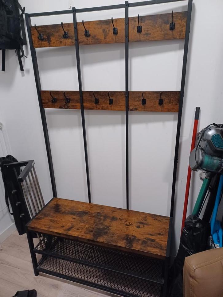 Kapstok met schoenenrek, Huis en Inrichting, Woonaccessoires | Kapstokken, Zo goed als nieuw, Staande kapstok, 150 tot 200 cm