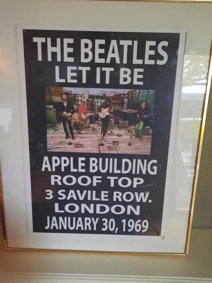 THE BEATLES - VINTAGE POSTER, Verzamelen, Muziek, Artiesten en Beroemdheden, Poster, Artwork of Schilderij, Ophalen of Verzenden