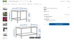 Salontafel ikea - gratis, Huis en Inrichting, Tafels | Salontafels, Ophalen, Gebruikt, 100 tot 150 cm, 50 tot 100 cm