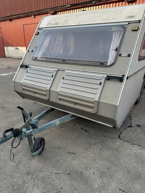 Kip de luxe KL40 uit 1990 inclusief voortent, geen papieren, Caravans en Kamperen, Caravans, Particulier, 750 - 1000 kg, Standaardzit