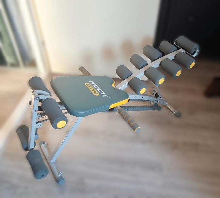 Rock Gym 6 in 1 Fitness Bankje, Sport en Fitness, Fitnessapparatuur, Gebruikt, Ophalen