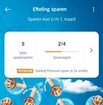 5,5 Boekje Eftelingzegels, AH zegels sparen korting Efteling, Kortingsbon, Pretpark