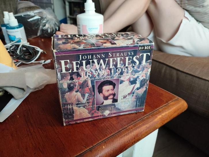 Strauss Eeuwfeest Boxset - CDs in Topstaat!, Cd's en Dvd's, Cd's | Klassiek, Gebruikt, Orkest of Ballet, Boxset, Ophalen of Verzenden