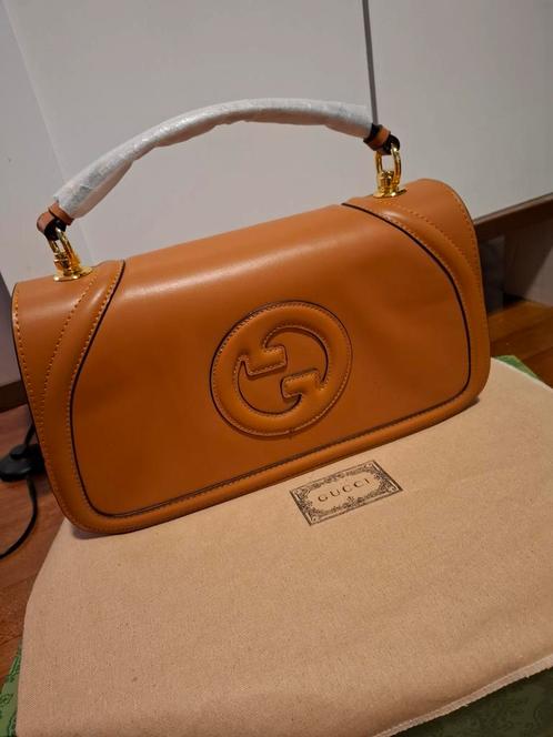 Prachtige gladleer cognac kleurige Gucci bag, Sieraden, Tassen en Uiterlijk, Tassen | Damestassen, Nieuw, Handtas, Bruin, Ophalen of Verzenden