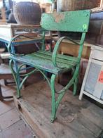 Oude gesmeede tuinstoel antiek, Ophalen