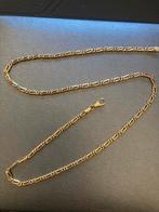 Prachtige 14k gouden ketting valkenoogschakel 21gram 52cm, Ophalen, Zo goed als nieuw, Goud