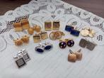 Lot vintage manchetknopen, Verzenden, Overige materialen, Manchetknopen, Met edelsteen