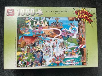 1000 stukjes puzzel Rocky Mountains wide beschikbaar voor biedingen