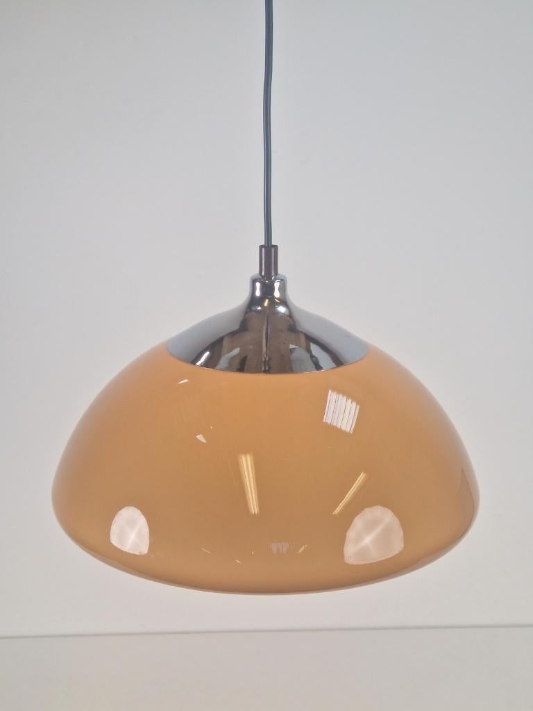Vintage cosack leuchten germany dome hanglamp space age, N, Vintage, Ophalen of Verzenden, N