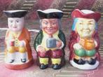 Drie mooie originele oude Toby jugs uit Engeland.
