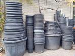 Grote partij plantenbakken/kweekpotten, Tuin en Terras, Bloempotten, Kunststof, Gebruikt, 40 cm of meer, Rond
