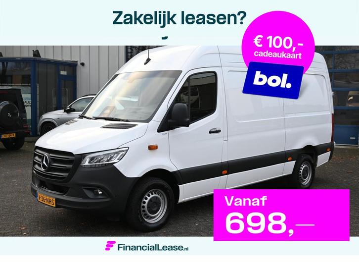 Mercedes-Benz Sprinter 317 CDI L2H2 Pro LED, Geveerde stoel,, Auto's, Bestelauto's, Bedrijf, Lease, Financial lease, ABS, Achteruitrijcamera