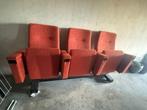 Bioscoop cq theater stoelen, Ophalen of Verzenden, Gebruikt, Stof