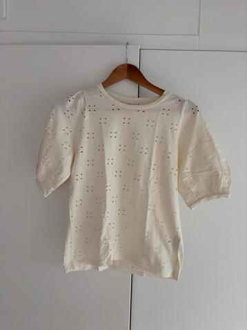 MSCH shirt crème maat S leuke afwerking beschikbaar voor biedingen
