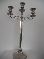 hoge kandelaar 80 cm RVS 3 armen, Huis en Inrichting, Woonaccessoires | Kandelaars en Kaarsen, Ophalen, Zo goed als nieuw, Kandelaar