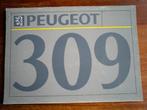 Peugeot 309 o.a. GTi / GTi 16 [ 1992 ], Verzenden, Zo goed als nieuw, Peugeot
