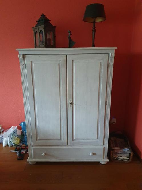 Grenen kast, Huis en Inrichting, Kasten | Kledingkasten, Gebruikt, 150 tot 200 cm, 100 tot 150 cm, 50 tot 75 cm, Met lade(s), Met deur(en)
