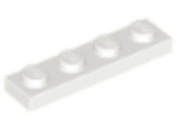 Lego Stenen 5x 1x4 Plaat Wit 3710 (NIEUW)  5 Platte stenen / beschikbaar voor biedingen