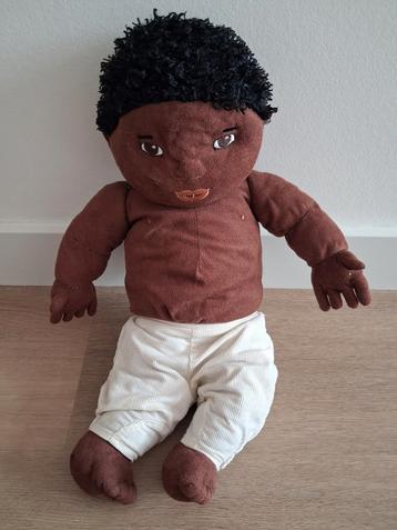 Knuffel Ikea pop Lekkamrat bruin zwart haar L103 beschikbaar voor biedingen