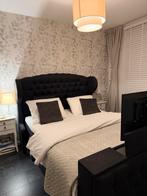 Luxe Bed met TV Lift ! Incl. TV, Ophalen, Verstelbaar, Zwart, Tweepersoons