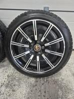Porsche Taycan turbo 20 inch velgen met winterbanden, Auto-onderdelen, Banden en Velgen, Gebruikt, Banden en Velgen, Personenwagen