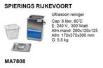 Ultrasoon reiniger 6 liter ultrasonic cleaner Spierings, Ophalen of Verzenden, Nieuw, Overige typen