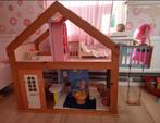 Barbie huis / barbiehuis incl. inrichting!, Ophalen, Gebruikt