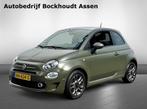 Fiat 500 0.9 TwinAir Turbo 80 Sport | Mat Groen | Cruise Con, Voorwielaandrijving, Gebruikt, Leder en Stof, 905 kg