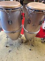 Set van 2 Conga's - Vintage Percussie Instrumenten, Muziek en Instrumenten, Percussie, Ophalen of Verzenden, Gebruikt, Trommel