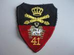 Embleem 41ste Afdeling Veldartillerie, Ophalen of Verzenden, Landmacht, Nederland, Embleem of Badge