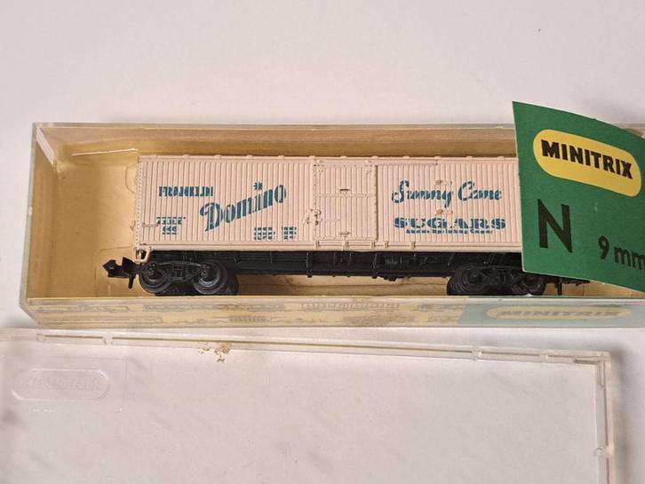 Minitrix goederenwagon USA, art. 3190, Hobby en Vrije tijd, Modeltreinen | N-Spoor, Zo goed als nieuw, Wagon, Gelijkstroom, Trix