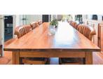Eettafel, Huis en Inrichting, Tafels | Eettafels, Ophalen, 100 tot 150 cm, Teakhout, 200 cm of meer