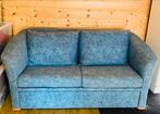Slaapbank twee persoons, Ophalen, Blauw, Tweepersoons, 140 cm