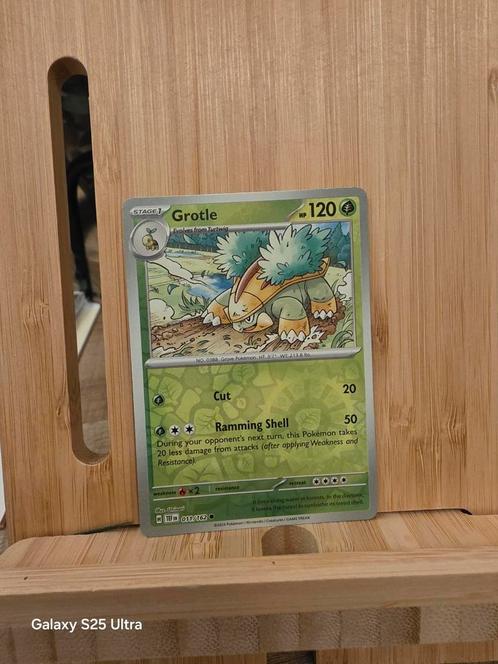 Grotle Temporal Forces reverse holo 011/162, Doe-het-zelf en Verbouw, Vloerdelen en Plavuizen, Zo goed als nieuw, Laminaat, Hout