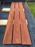 Padouk Hardhout Planken - Exclusief Hout!, Doe-het-zelf en Verbouw, Hout en Planken, Ophalen, 25 tot 50 mm, Zo goed als nieuw