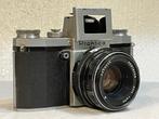 Praktica FX (Kamera-Werke) met Pentacon 50mm f1.8 (defect), Ophalen of Verzenden, Gebruikt, Compact, Konica