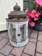 Lantaarn, Ophalen of Verzenden, Zo goed als nieuw, Hout, 25 tot 50 cm