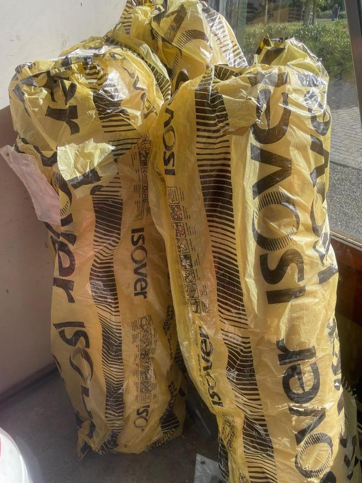 isover glaswol, Doe-het-zelf en Verbouw, Isolatie en Afdichting, Nieuw, Vloerisolatie, Muurisolatie, Dakisolatie, Glaswol, 4 tot 8 cm