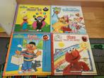 4 boeken sesamstraat, Ophalen of Verzenden, Zo goed als nieuw, 3 tot 4 jaar