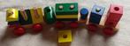 houten treintje, Melissa & Doug, volgnr 9, Kinderen en Baby's, Speelgoed | Houten speelgoed, Ophalen of Verzenden, Zo goed als nieuw